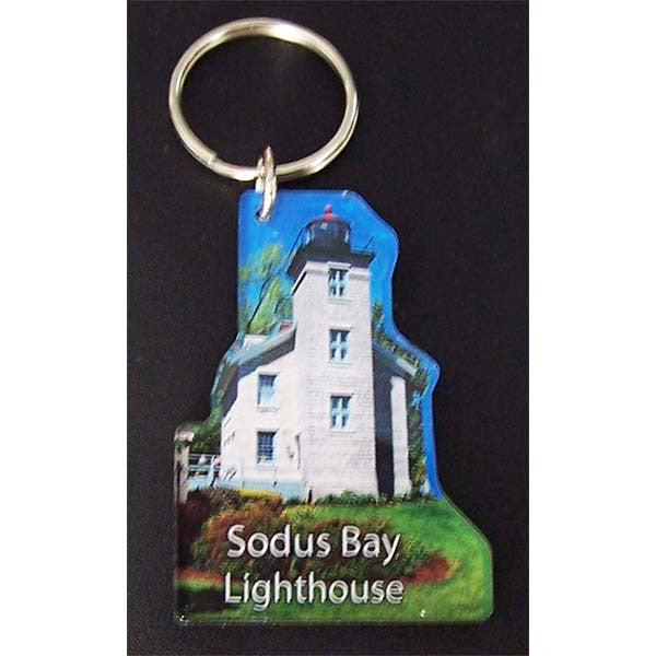 Sodus Bay Lighthouse Acrylic Key Chain
