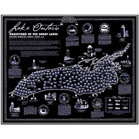 Lake Ontario Shipwrecks Poster