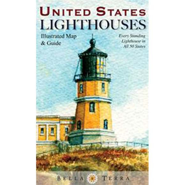 United States Lighthouses Map (Cover)