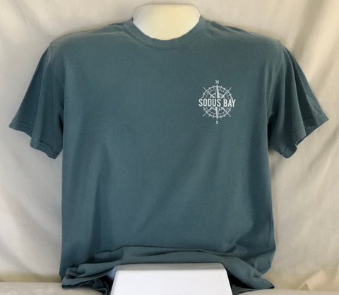 Adult Short-sleeved T-shirt with compass