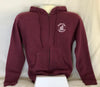 Hooded Heather Heavy Weight Zippered Sweatshirt