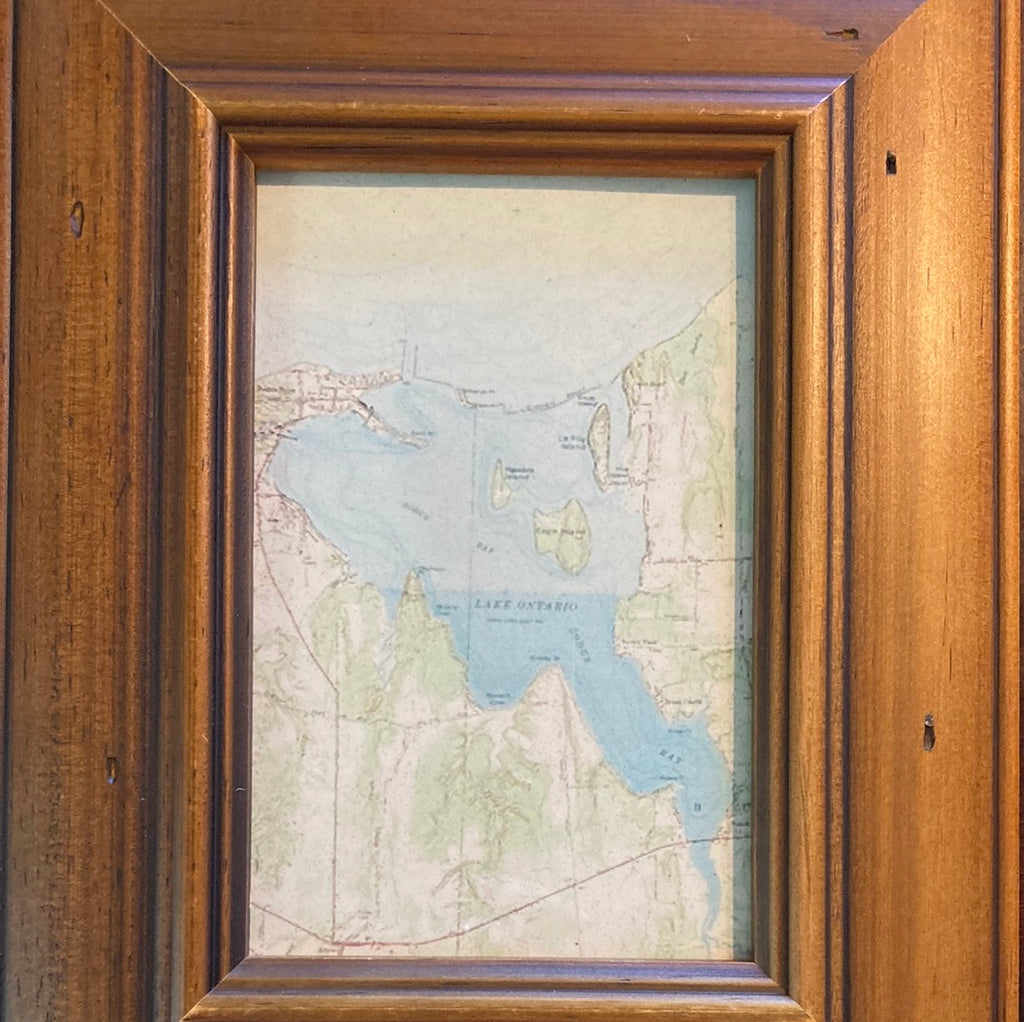 Framed small chart of Sodus Bay
