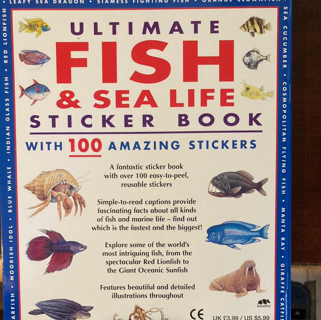 Freshwater Fish Sticker-collecting Book